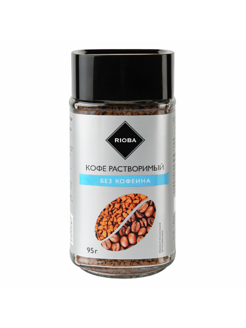 RIOBA Кофе растворимый без кофеина, 95г