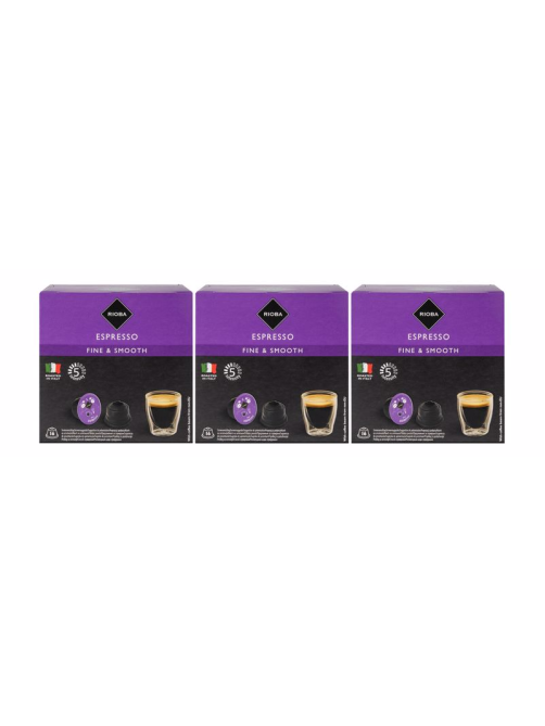 RIOBA Кофе в капсулах Dolce Gusto Espresso 16шт, 112г х 3 шт