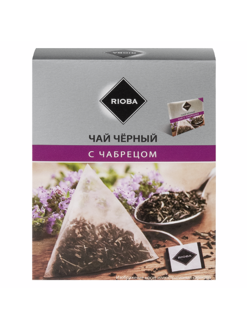 RIOBA Чай черный с чабрецом (2г х 20шт), 40г