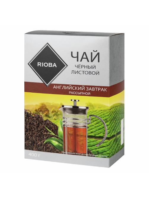 RIOBA Чай черный листовой Английский Завтрак, 400г
