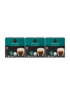 RIOBA Кофе в капсулах Dolce Gusto Capuccino 8 порций 16 капсул, 168г х 3 шт
