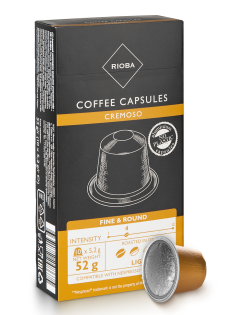RIOBA Кофе в капсулах Cremoso для кофемашин Nespresso 10шт, 52г