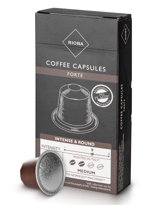 RIOBA Кофе в капсулах Forte для кофемашин Nespresso 10шт, 52г