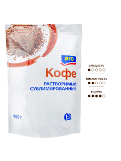aro Кофе растворимый сублимированный, 900г