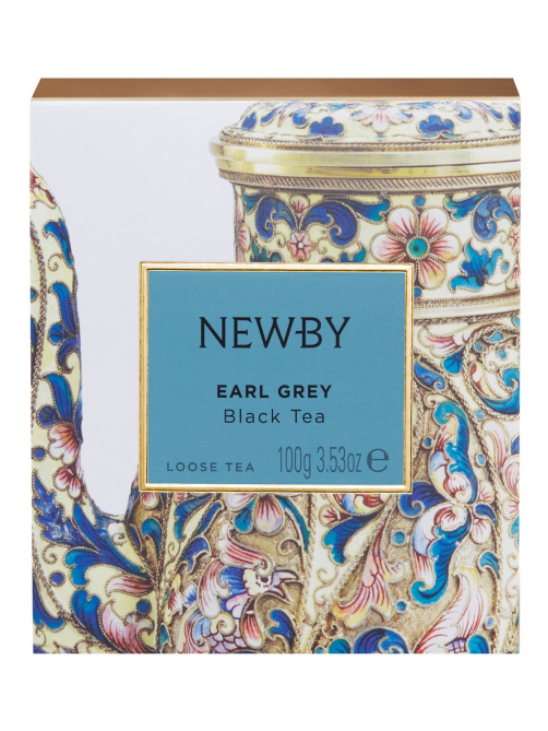 Чай Newby Earl Grey черный листовой, 100г