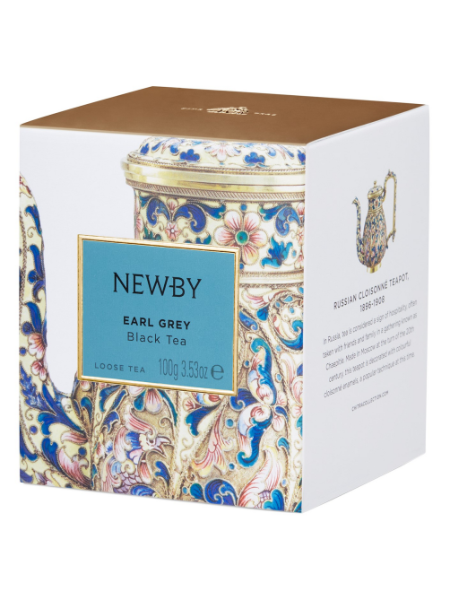 Чай Newby Earl Grey черный листовой, 100г