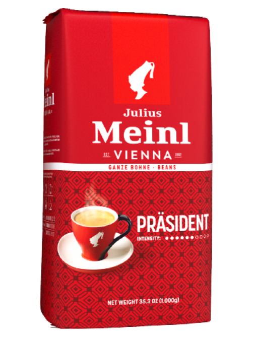 Кофе Julius Meinl Президент классическая коллекция в зернах, 1кг