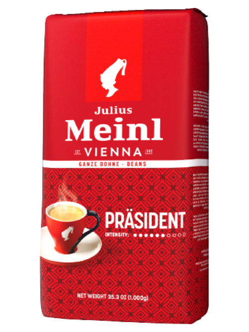 Кофе Julius Meinl Президент классическая коллекция в зернах, 1кг