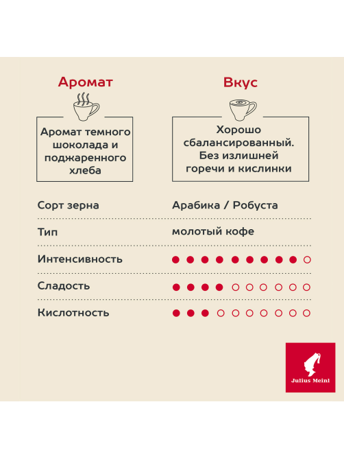 Кофе Julius Meinl Президент классическая коллекция в зернах, 1кг