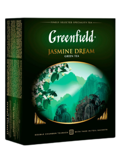 Чай Greenfield Jasmine Dream зеленый (2г х 100шт), 200г
