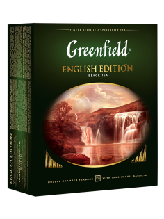 Чай Greenfield English Edition цейлонский черный (2г x 100шт), 200г
