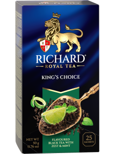 Чай Richard Tea №1 черный мята-цитрус (2г х 25шт), 50г