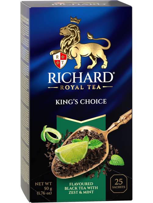 Чай Richard Tea №1 черный мята-цитрус (2г х 25шт), 50г