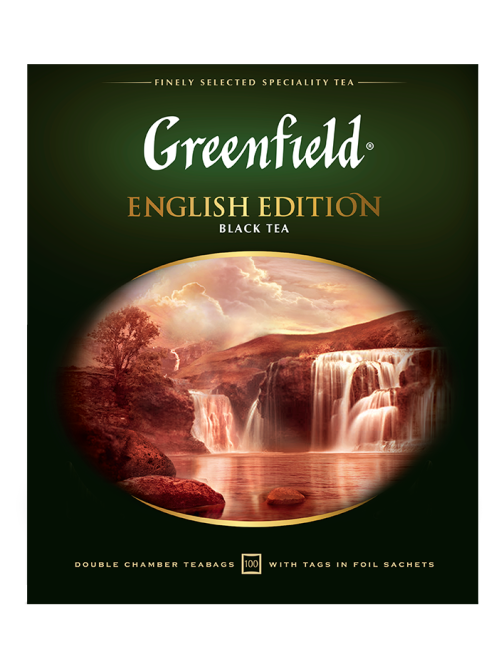 Чай Greenfield English Edition цейлонский черный (2г x 100шт), 200г