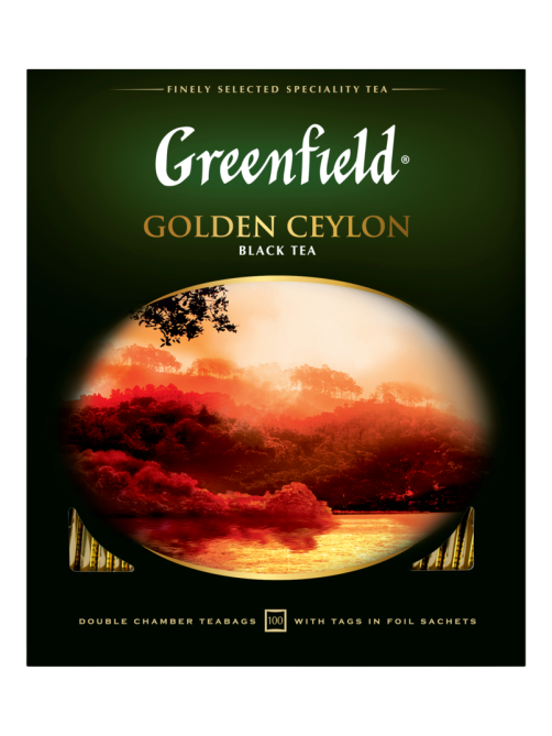 Чай Greenfield Golden Ceylon черный (2г х 100шт), 200г