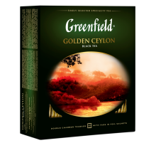 Чай Greenfield Golden Ceylon черный (2г х 100шт), 200г