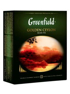Чай Greenfield Golden Ceylon черный (2г х 100шт), 200г