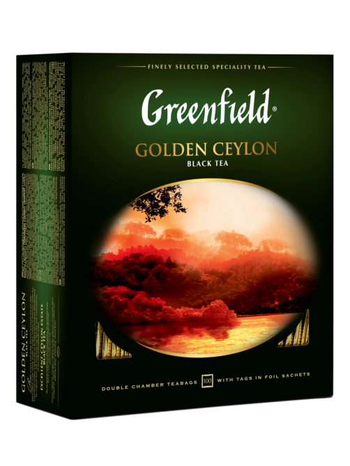 Чай Greenfield Golden Ceylon черный (2г х 100шт), 200г