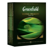 Чай Greenfield Flying Dragon зеленый (1.8г х 100шт), 180г