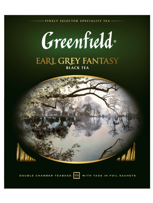 Чай Greenfield Earl Grey Fantasy черный (2г x 100шт), 200г