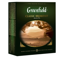 Чай Greenfield Classic Breakfast черный (2г х 100шт), 200г