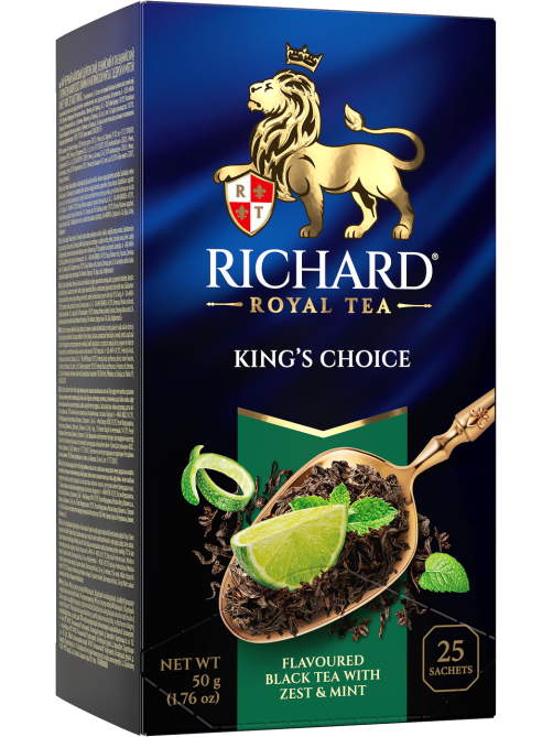 Чай Richard Tea №1 черный мята-цитрус (2г х 25шт), 50г