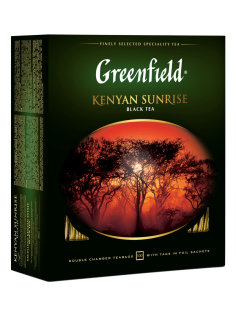 Чай Greenfield Kenyan Sunrise черный (2г х 100шт), 200г