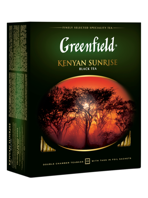 Чай Greenfield Kenyan Sunrise черный (2г х 100шт), 200г