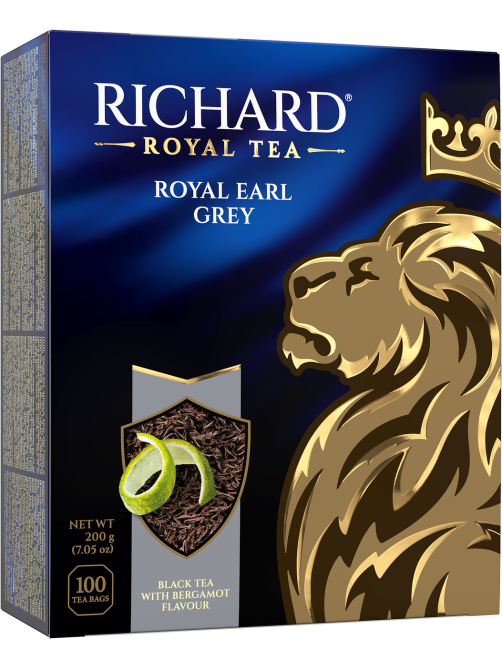 Чай Richard Lord Grey черный байховый (2г х 100шт), 200г