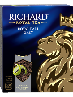 Чай Richard Lord Grey черный байховый (2г х 100шт), 200г