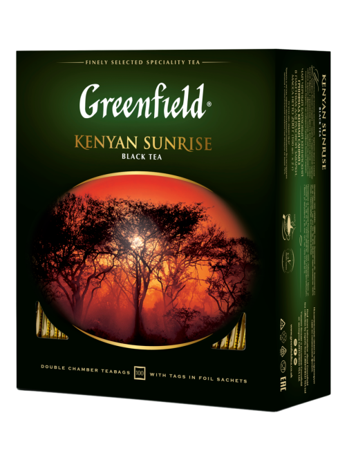 Чай Greenfield Kenyan Sunrise черный (2г х 100шт), 200г