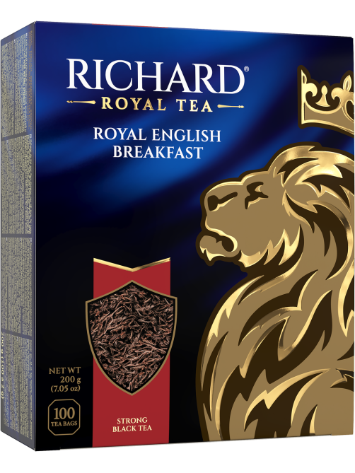 Чай Richard Royal English Breakfast черный (2г x 100шт), 200г