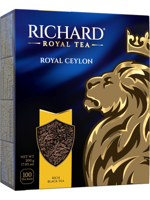 Чай Richard Royal Ceylon черный байховый (2г х 100шт), 200г
