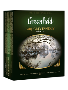 Чай Greenfield Earl Grey Fantasy черный (2г x 100шт), 200г