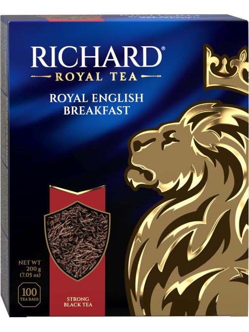 Чай Richard Royal English Breakfast черный (2г x 100шт), 200г