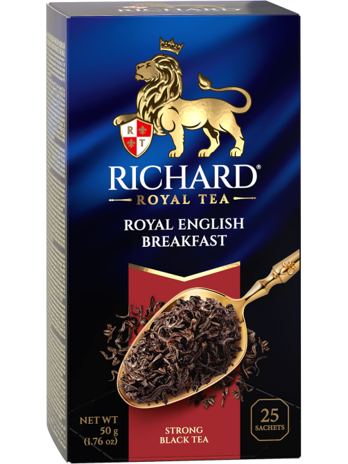 Чай Richard Royal English Breakfast черный (2г х 25шт), 50г