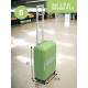 Чемодан Sirocco Emerald 4К PP зеленый S, 38 x 21 x 56см