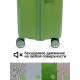 Чемодан Sirocco Emerald 4К PP зеленый S, 38 x 21 x 56см