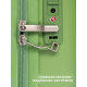Чемодан Sirocco Emerald 4К PP зеленый S, 38 x 21 x 56см