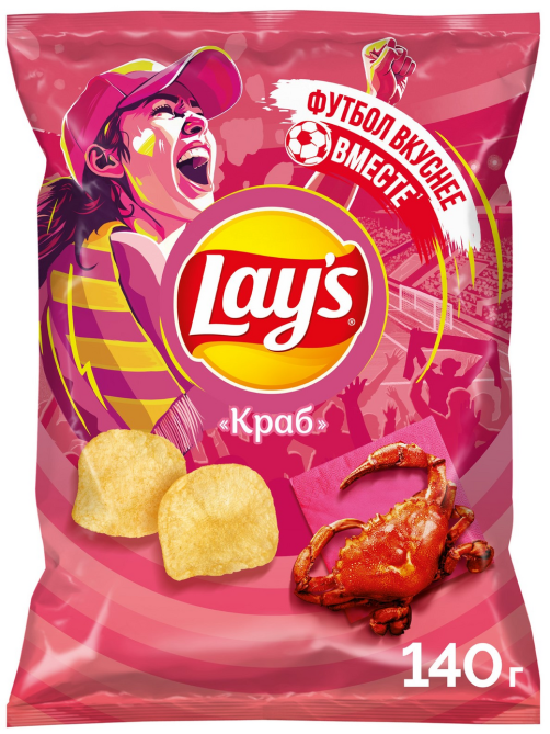 Чипсы Lay's Краб, 140г