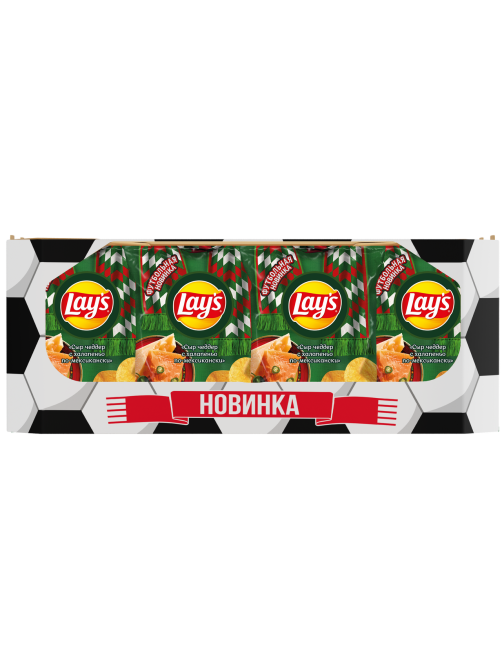 Чипсы Lay's Сыр чеддер с халапеньо по-мексикански, 105г