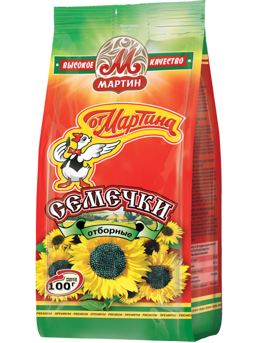 Семечки подсолнечника От Мартина Премиум обжаренные, 100г