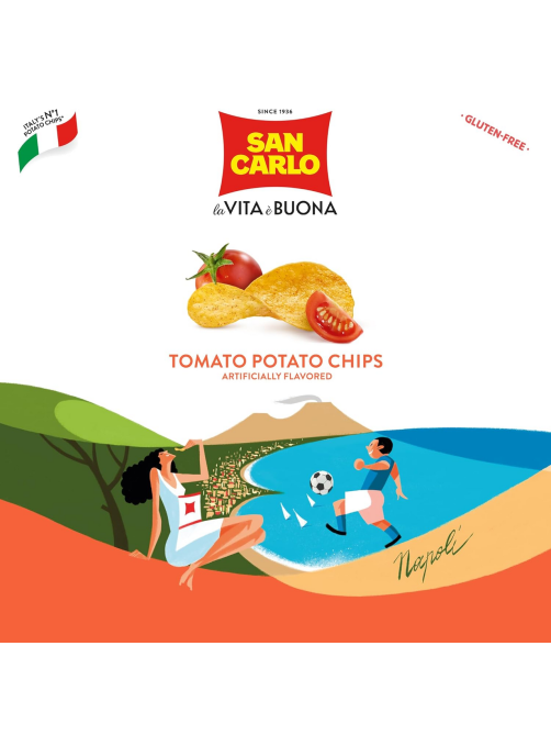 Чипсы San Carlo Piu Gusto Томат, 150г