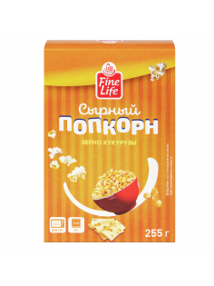 Fine Life Попкорн сырный (85г x 3шт), 255г