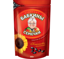 Семечки подсолнечника Бабкины семечки отборные жареные, 300г