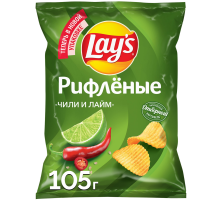 Чипсы Lay's лайм чили, 105г