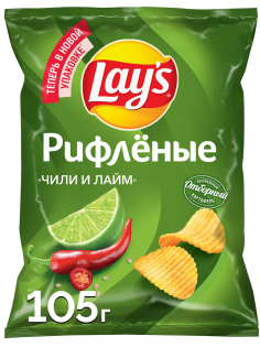 Чипсы Lay's лайм чили, 105г