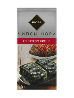 RIOBA Чипсы нори кимчи, 4.5г