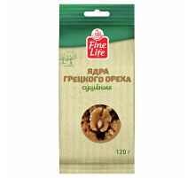 Fine Life Орех грецкий очищенный сушеный, 120г