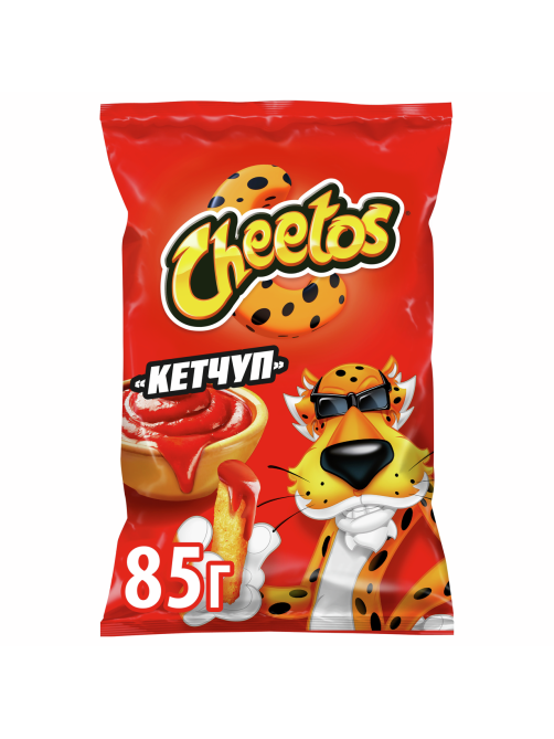 Снеки Cheetos Кетчуп кукурузные, 85г